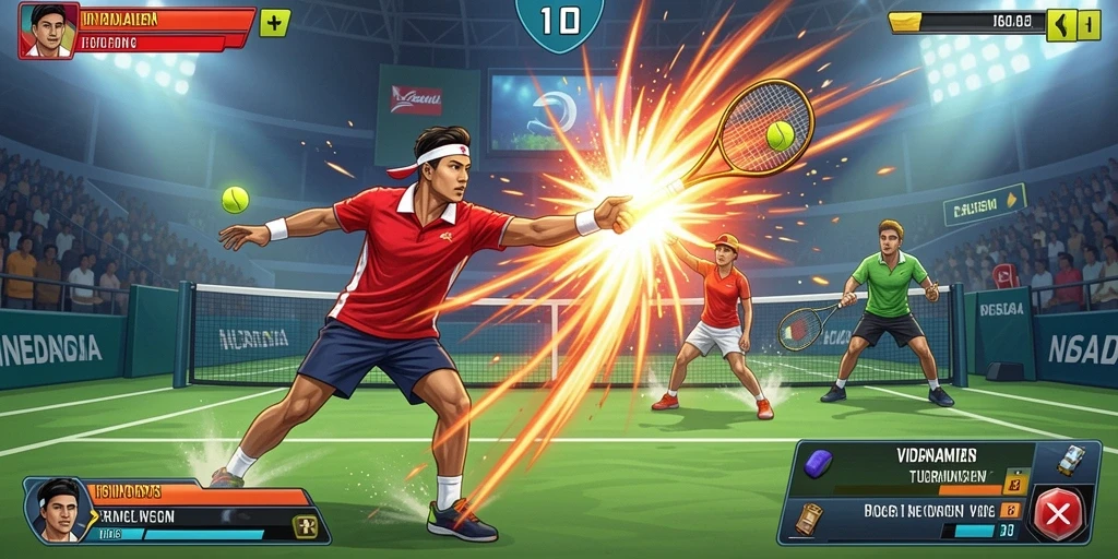 Grafis yang tajam dan realistis dalam setiap pertandingan.