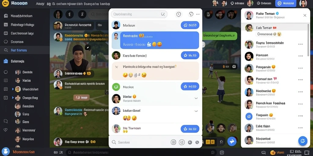 Interaksi sosial dengan pemain lain yang menyenangkan.