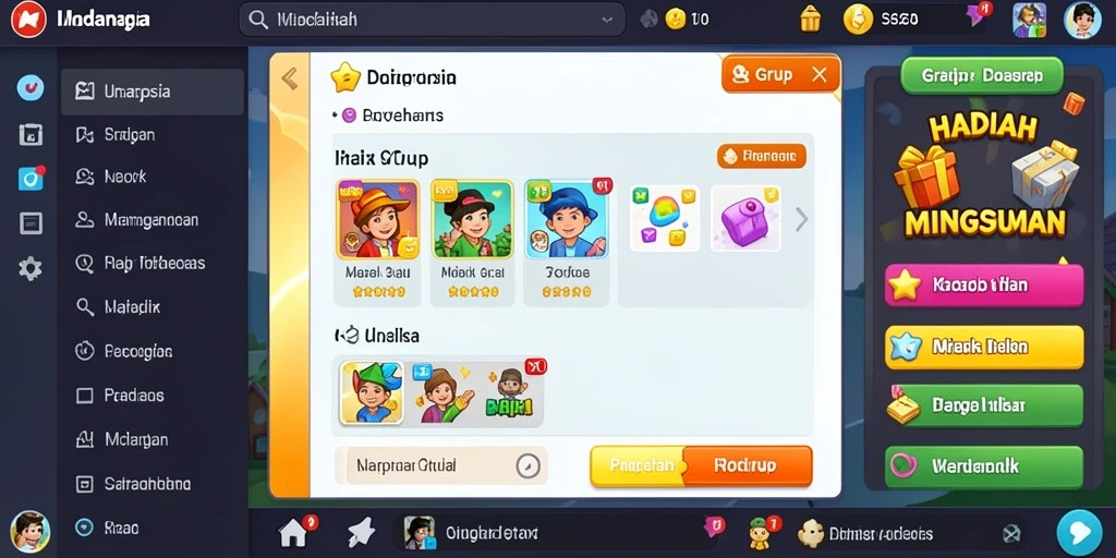 Tangkapan layar menampilkan leaderboard kompetisi antar pemain.